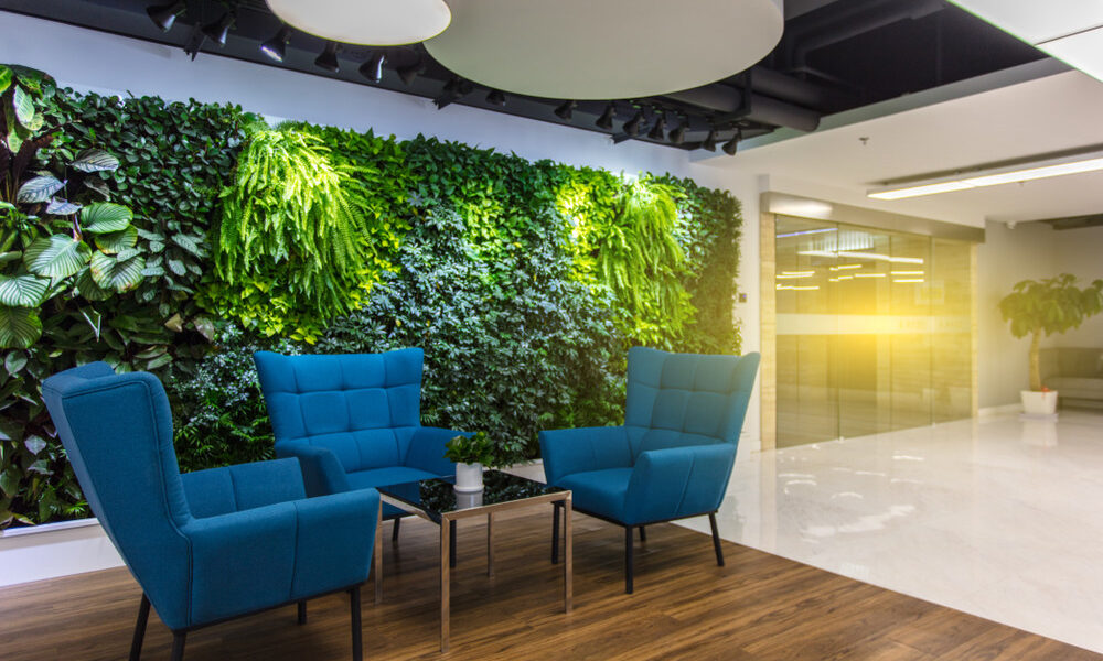 green walls