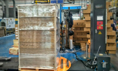 stretch wrap pallets for green building