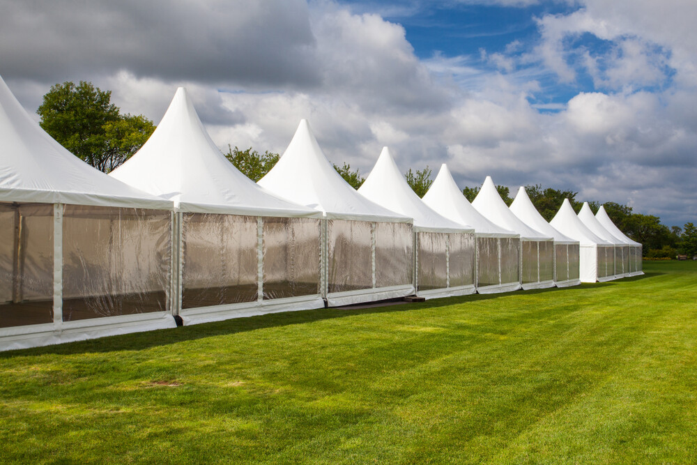 commercial tent manufacturing for green building projects