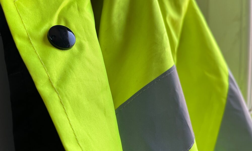 eco-friendly rain gear for construction workers