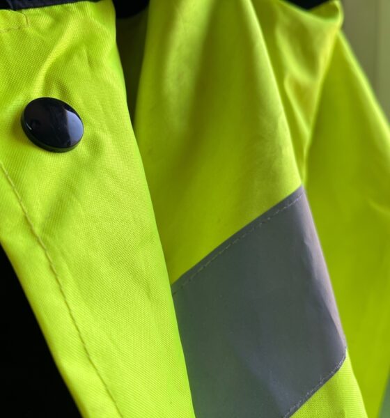 eco-friendly rain gear for construction workers