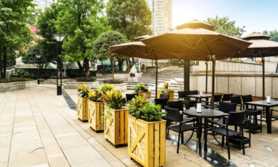 eco-friendly outdoor space for restaurants