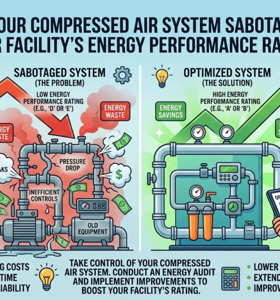 Is Your Compressed Air System Sabotaging Your Facility's Energy Performance Rating?
