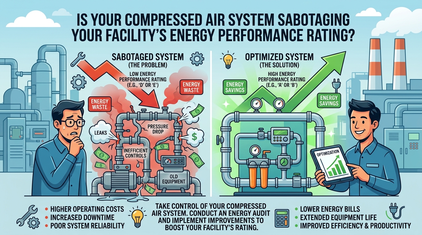 Is Your Compressed Air System Sabotaging Your Facility's Energy Performance Rating?